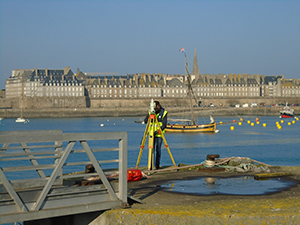 Topographie du port de Saint Malo